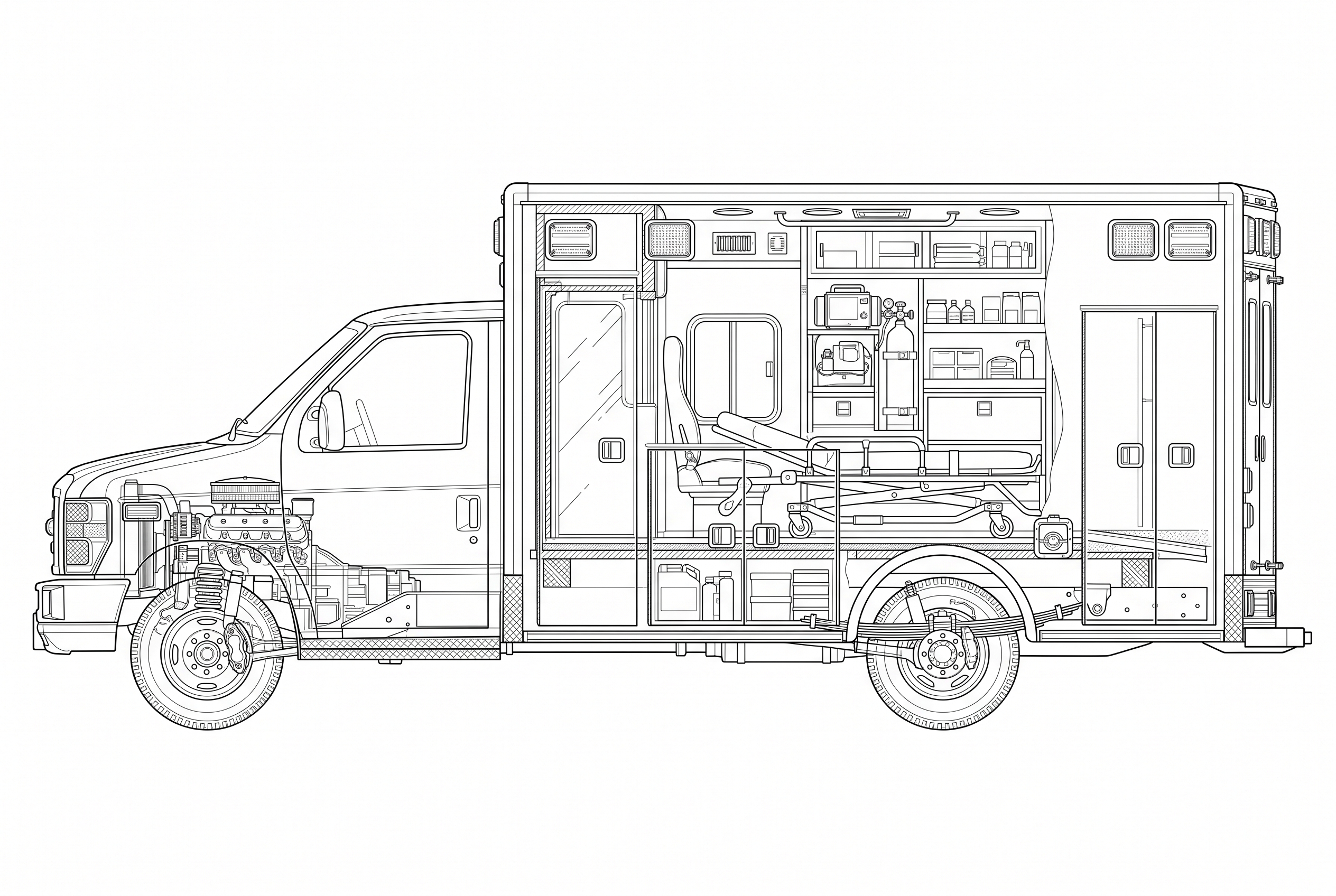 Ambulance schematic