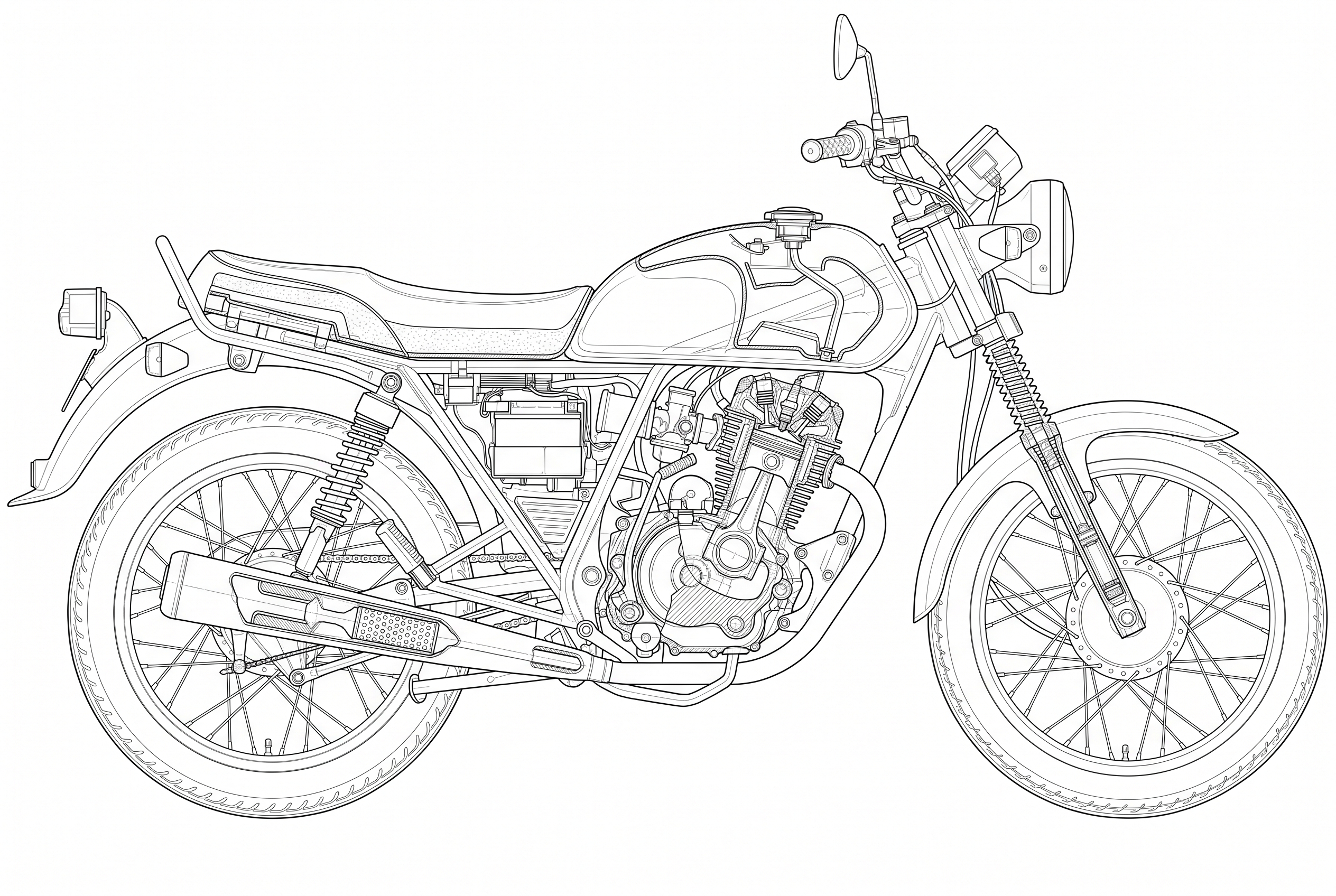 Motorcycle schematic